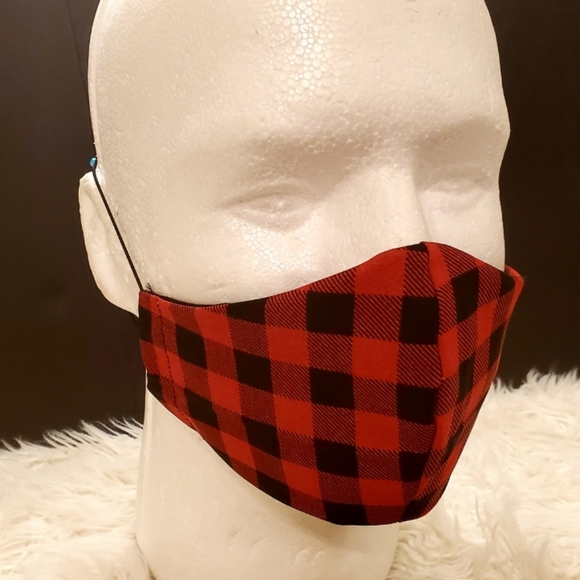 3 for $15 Buffalo Plaid  mask (Bundle & Save) - Picture 2 of 3